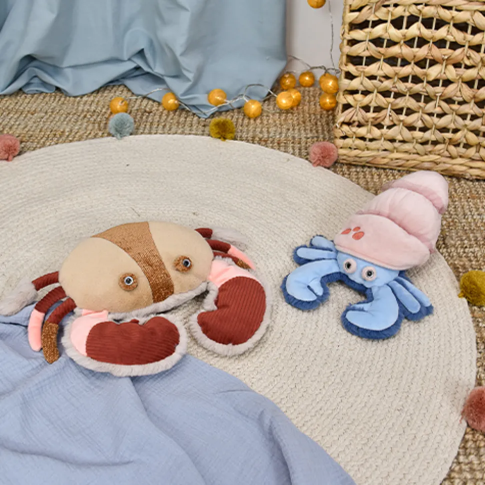 Peluche Crabe beige - 23 cm