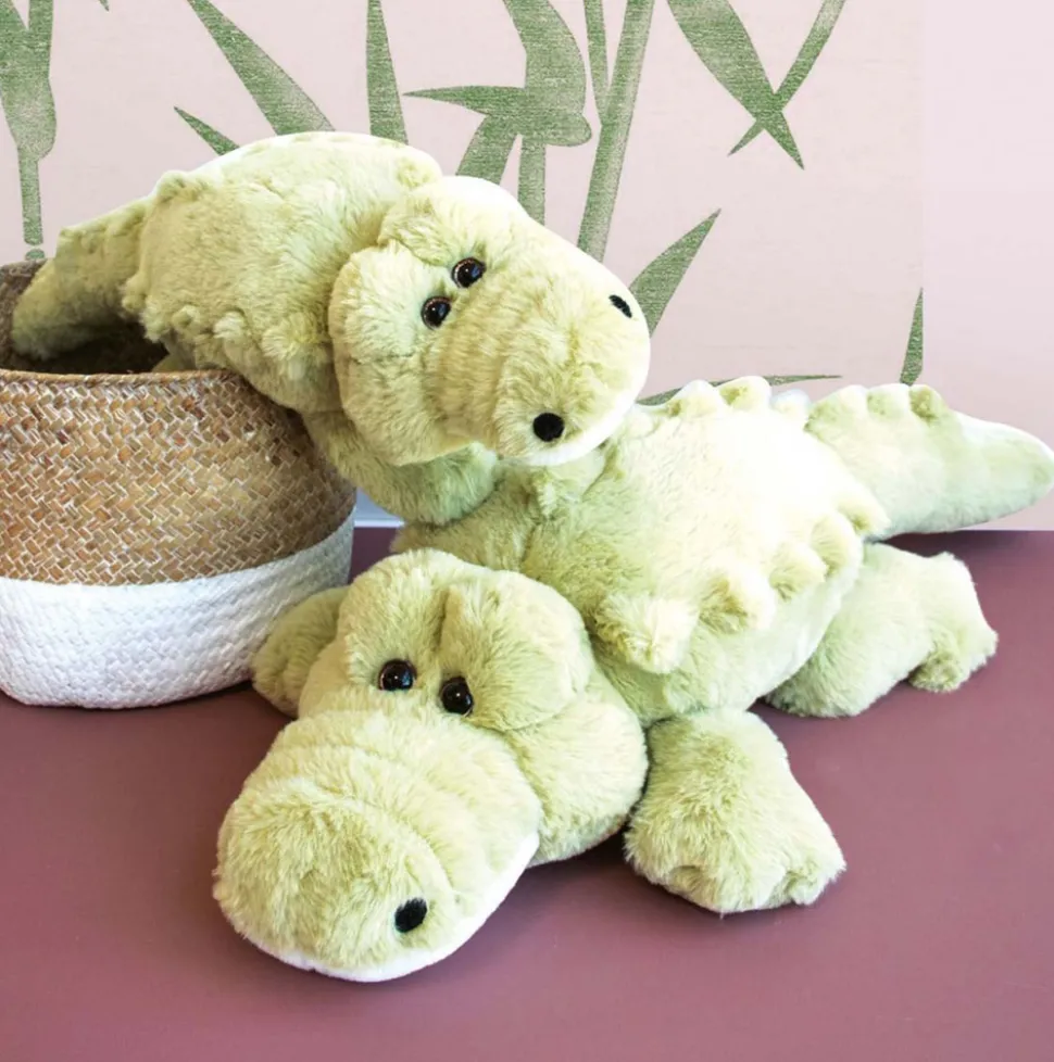 Peluche Crocodile géant Vert - 80 cm