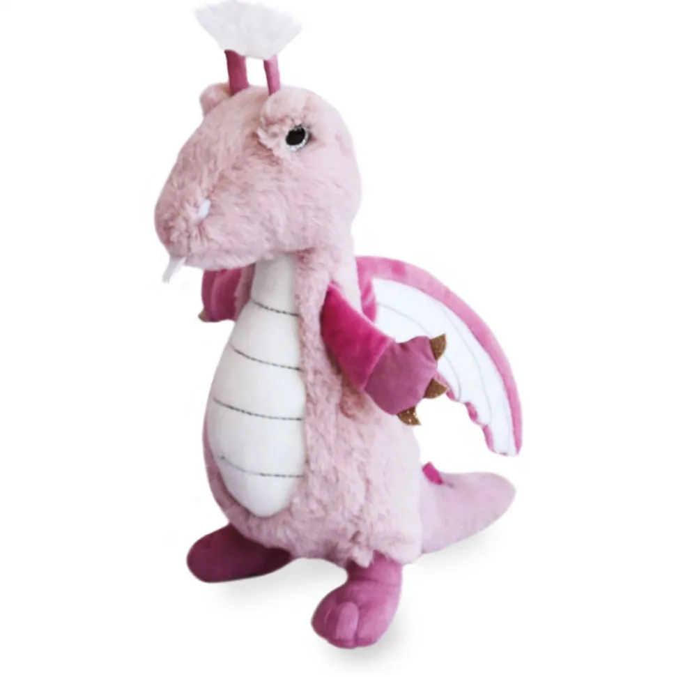 Peluche Dragon Rose - 30 cm