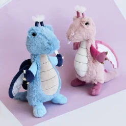 Peluche Dragon Rose - 30 cm