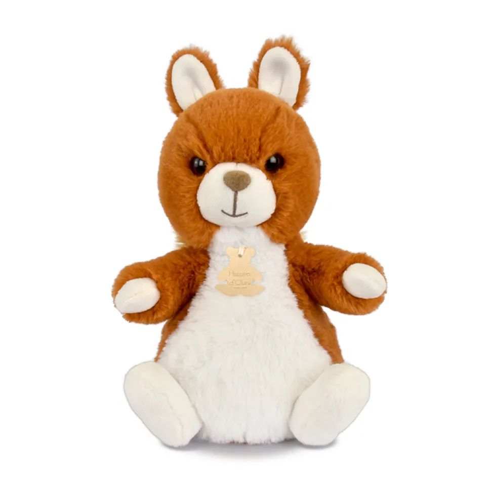 Peluche Ecureuil marron roux - 20 cm