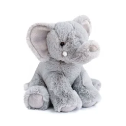 Peluche Eléphant' Dou Gris - 25 cm