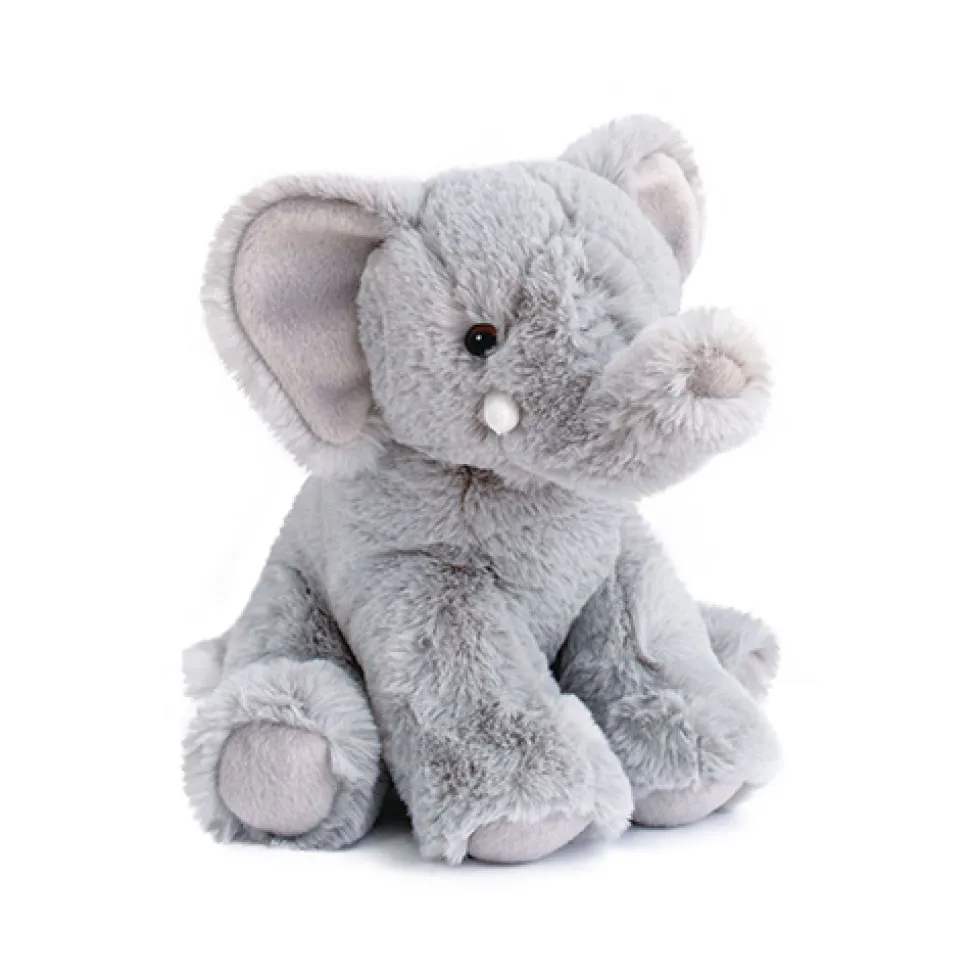 Peluche Eléphant' Dou Gris - 25 cm
