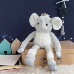 Peluche Eléphant Gris - 35 cm