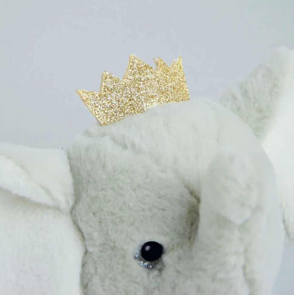 Peluche Eléphant Gris - 35 cm