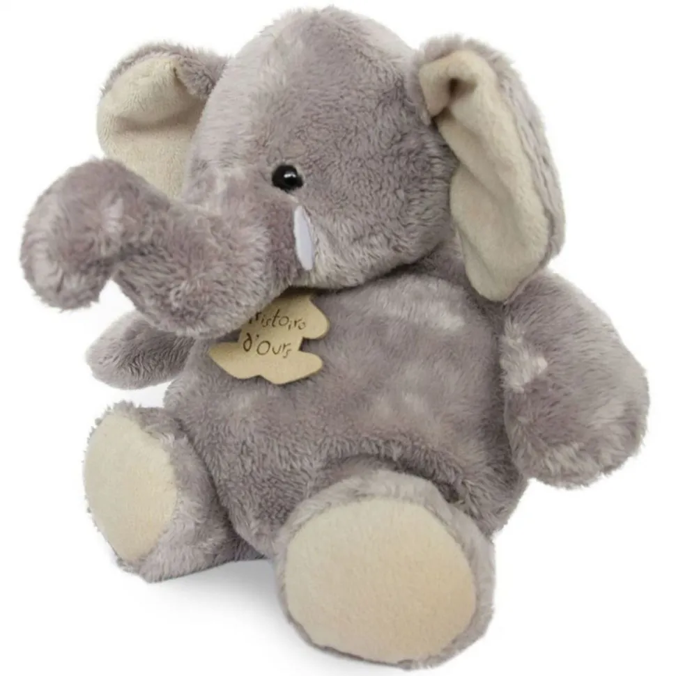 Peluche Eléphant Gris - 14 cm