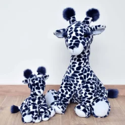 Peluche Girafe Bleue - 30 cm
