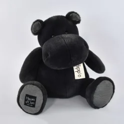 Peluche Hippo Gris anthracite 40 cm