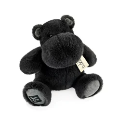 Peluche Hippo Gris anthracite - 25 cm