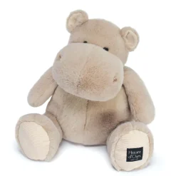 Peluche Hippopotame Beige HIP'COOL - 40 cm