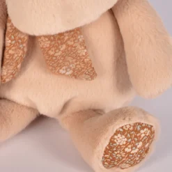 Peluche Hippopotame Beige Bandana - 22 cm