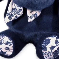 Peluche Hippopotame Bleu marine Bandana - 22 cm