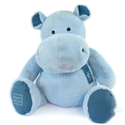Peluche Hippopotame bleu - Blue jean 85 cm