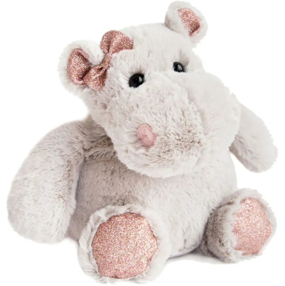 Peluche Hippopotame Gris - 25 cm