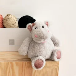 Peluche Hippopotame Gris - 25 cm