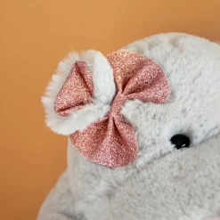 Peluche Hippopotame Gris - 25 cm