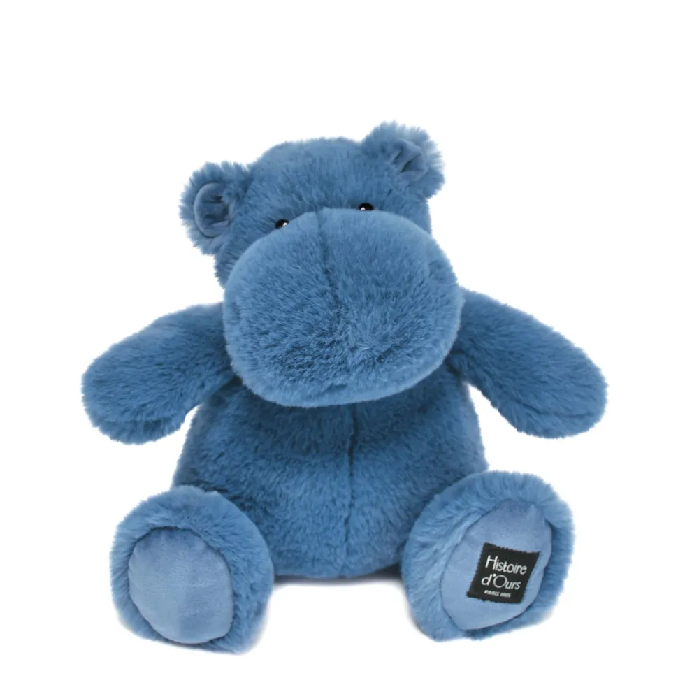 Peluche Hippopotame HIP'BLUE 25 cm