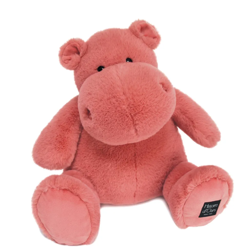 Peluche Hippopotame HIP'HUG Terracota - 40 cm