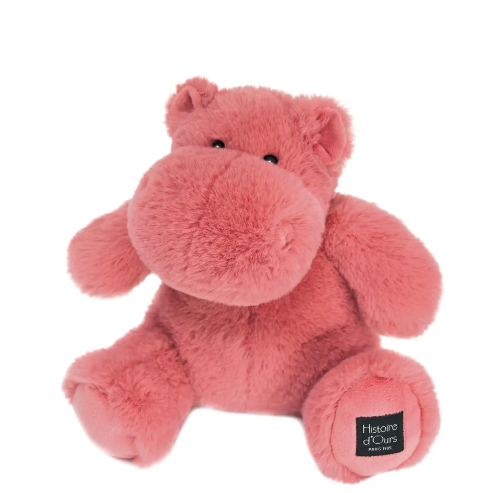 Peluche Hippopotame HIP'HUG Terracota - 25 cm
