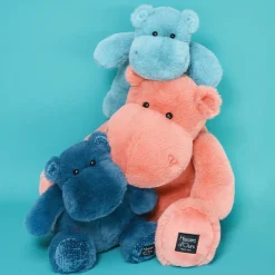 Peluche Hippopotame HIP'HUG Terracota - 25 cm