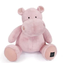 Peluche Hippopotame HIP'PIE - Rose poudré - 85 cm