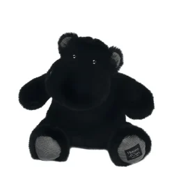Peluche Hippopotame HIP'STAR Noir - 25 cm