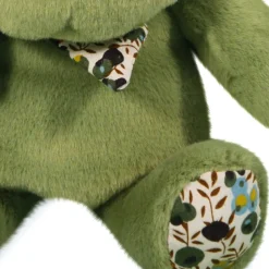 Peluche Hippopotame Vert Bandana - 22 cm