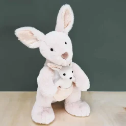 Peluche Kangourou Beige - 30 cm