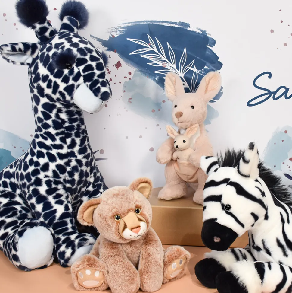 Peluche Kangourou Beige - 30 cm