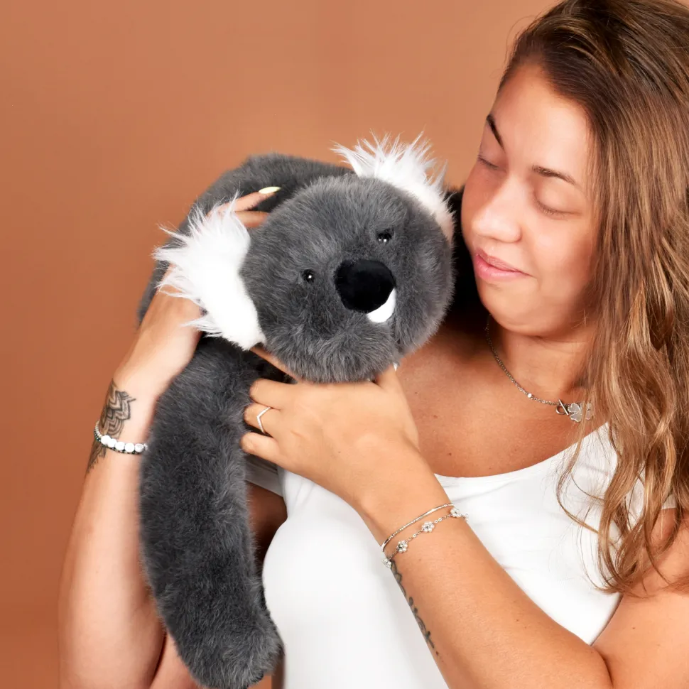 Peluche Koala gris lesté - 40 cm - Podcoll
