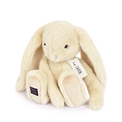 Peluche lapin écru - vanille - LE LAPIN - 32 cm