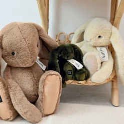 Peluche lapin écru - vanille - LE LAPIN - 32 cm