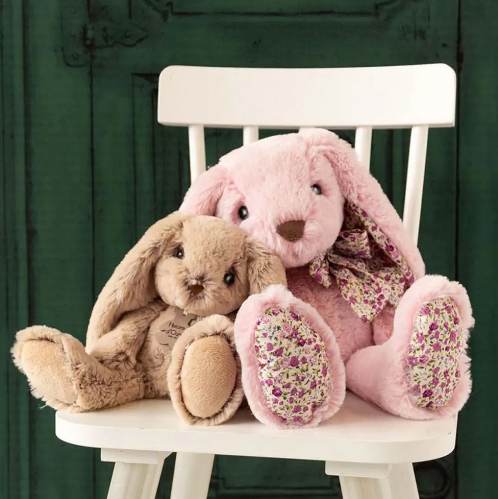 Peluche Lapin Beige - 25 cm