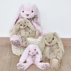 Peluche Lapin Beige - 25 cm