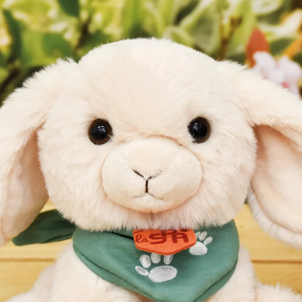 Peluche lapin beige 16 cm - SPA Collection