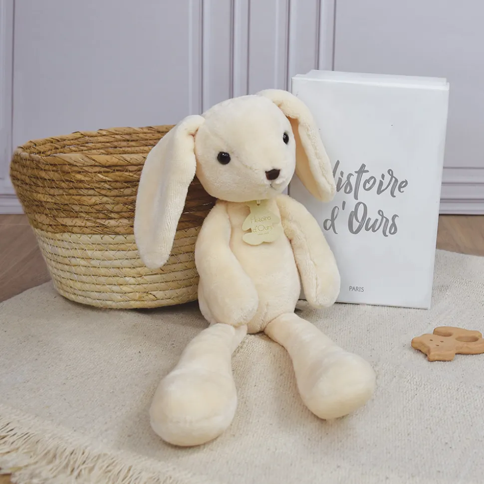 Peluche Lapin Blanc - 40 cm