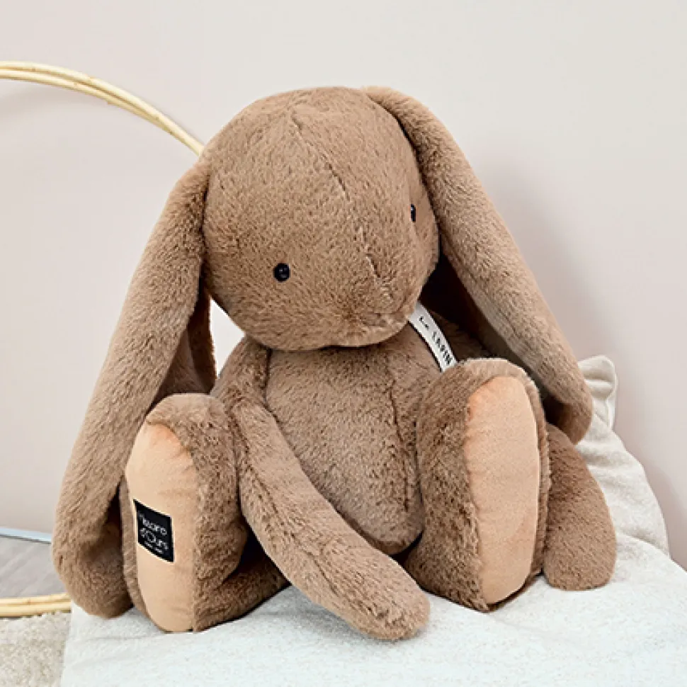 Peluche lapin marron - LE LAPIN - 50 cm