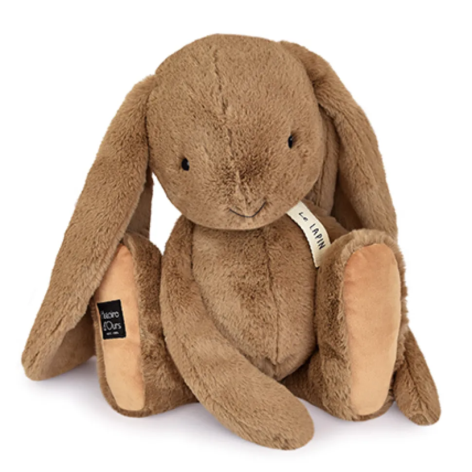 Peluche lapin marron - LE LAPIN - 50 cm