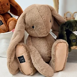 Peluche lapin marron - LE LAPIN - 50 cm