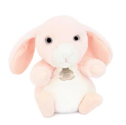 Peluche Lapin rose - 20 cm