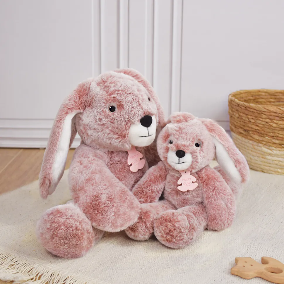 Peluche Lapin Rose - 25 cm