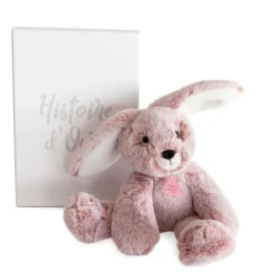Peluche Lapin Rose - 25 cm