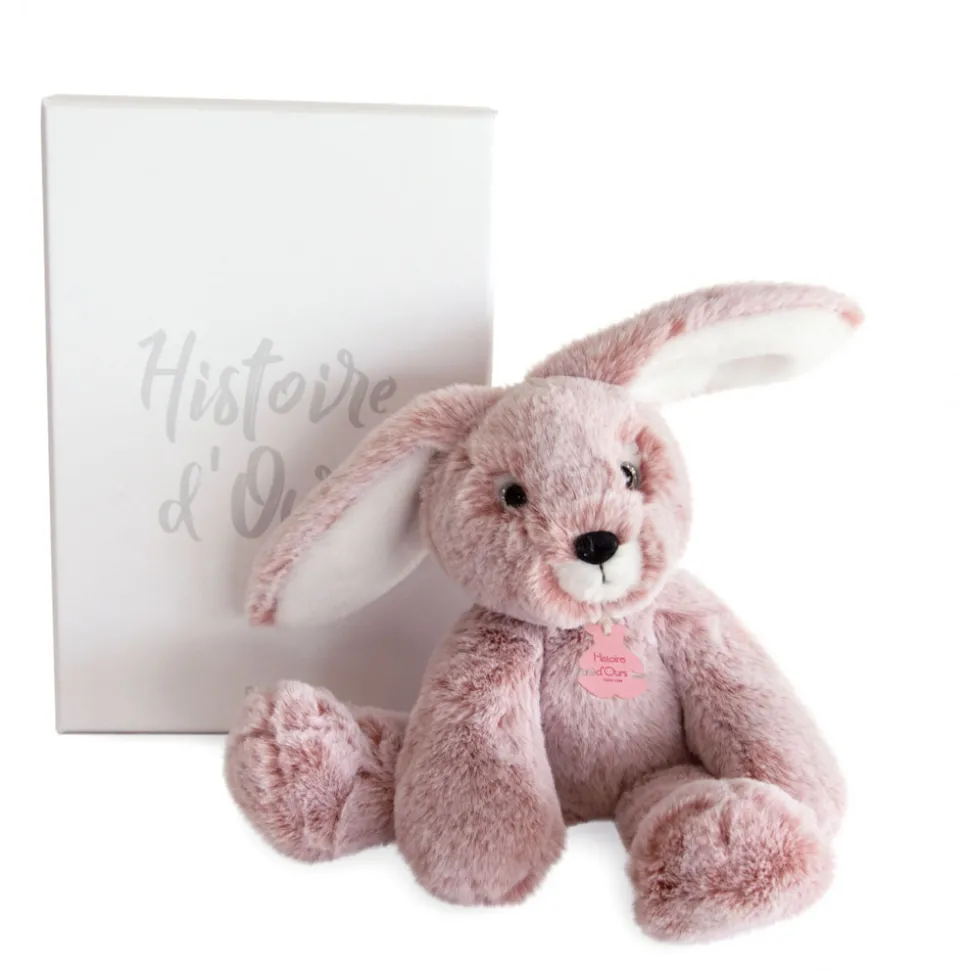 Peluche Lapin Rose - 25 cm