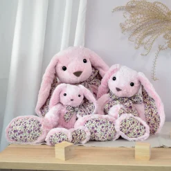 Peluche Lapin Rose - 50 cm