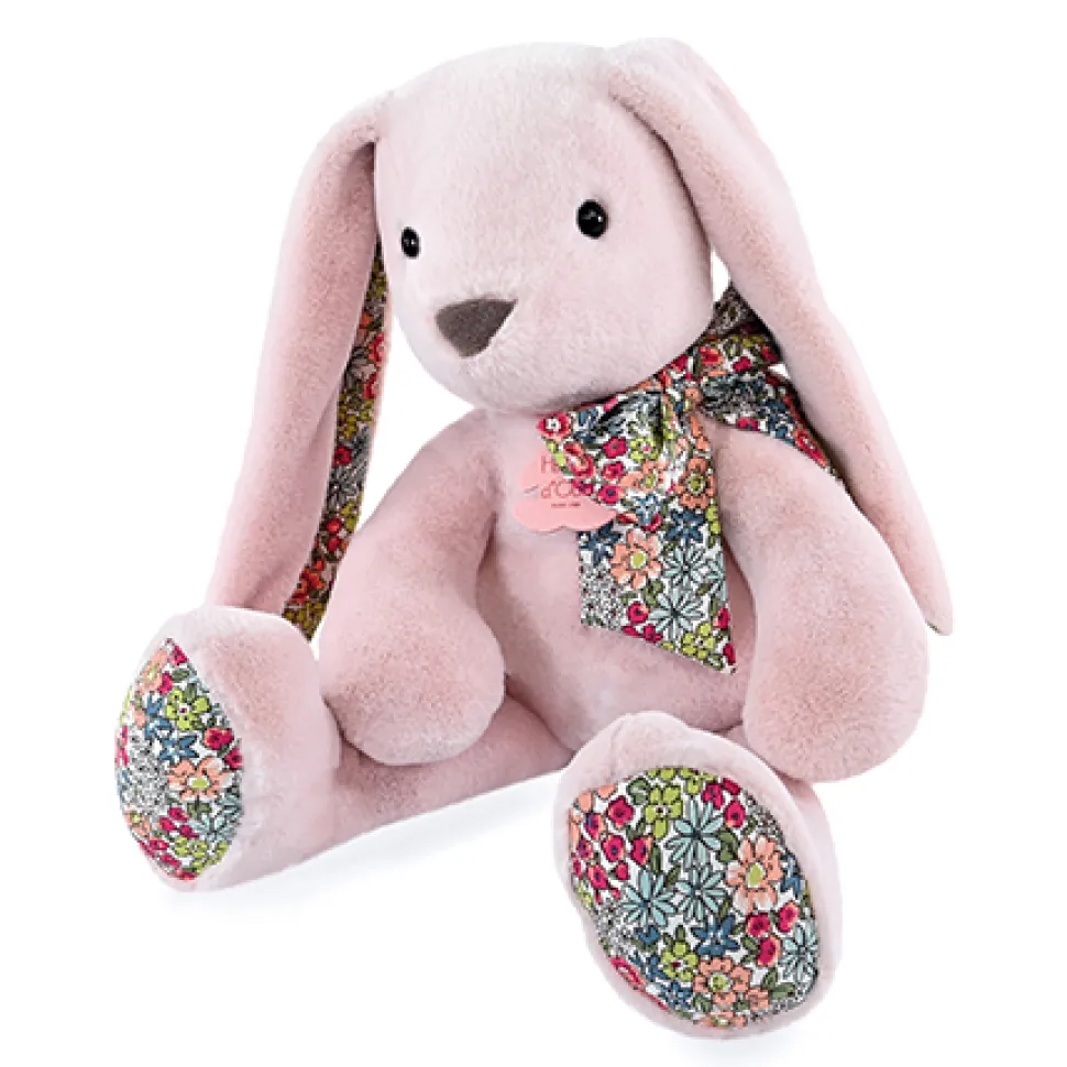 Peluche Lapin Rose - 40 cm - Copains Câlins