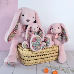 Peluche Lapin Rose - 40 cm - Copains Câlins