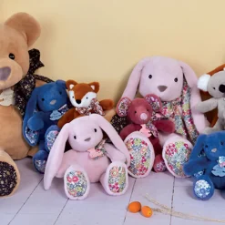 Peluche Lapin Rose - 40 cm - Copains Câlins