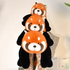 Peluche lestée panda roux Sierra - 32 cm