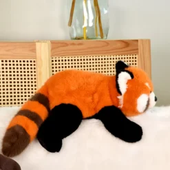 Peluche lestée panda roux Sierra - 32 cm