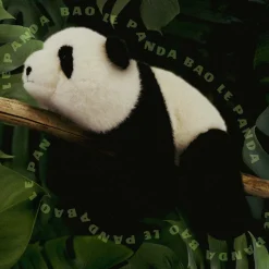 Peluche lestee Panda Bao - 32 cm